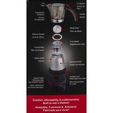 Bene Casa Electric Espresso Maker/Cafetera, Silver, 6 CUP, thumbnail image 3 of 5