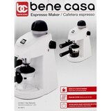 Bene Casa Espresso Maker, White, 4 CUP, thumbnail image 2 of 6
