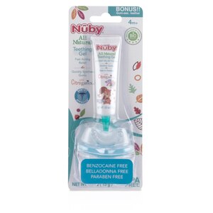  Nuby Teething Gel With Gum-eez, 0.53 OZ 