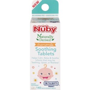 Nuby All Natural - Tabletas para la dentición, 140 u.
