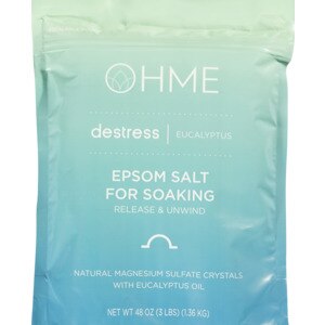 OHME Stress Relief Bath Epsom Salt, 48 OZ