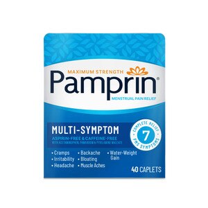 Pamprin Multi-Symptom Caplets, 40 Ct , CVS