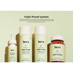 Hims & Hers Hers Triple Threat System For Hair Regrowth, 3 Ct - 1 , CVS