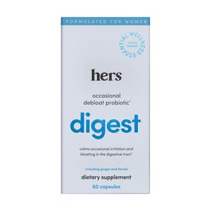 hers digest debloat women's probiotic supplement, 30 CT