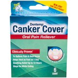 Dentemp Canker Cover to Relieve Oral Pain and Heal Sores, Cool Mint, 6 CT, thumbnail image 1 of 4