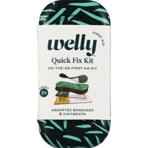 Welly Kid's Quick Fix First Aid Bandage Travel Kit - Colorwash - 24ct
