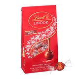 Lindt Lindor Milk Chocolate Candy Truffles, Chocolates with Smooth, Melting Truffle Center Bag, 5.1 oz, thumbnail image 1 of 7