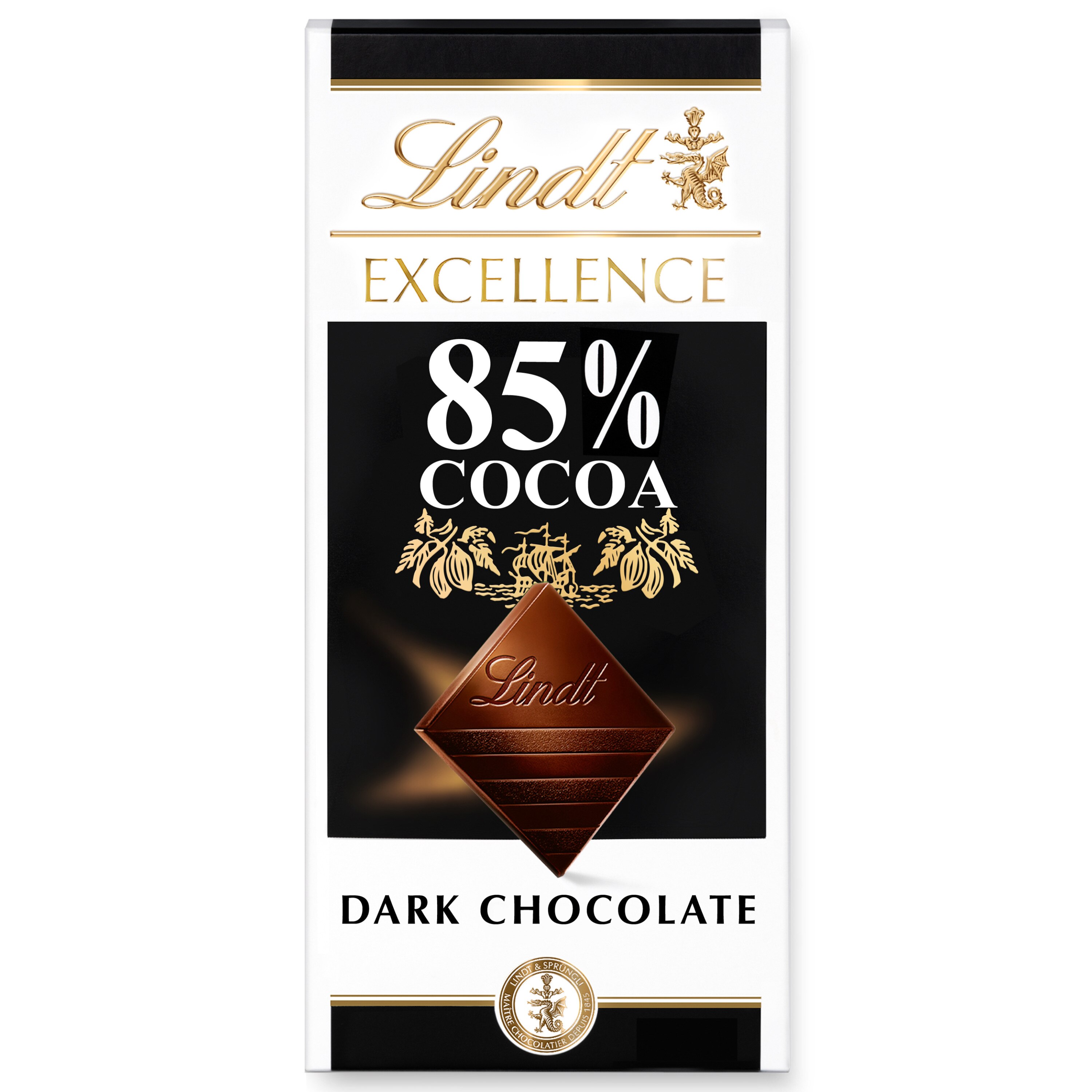Lindt EXCELLENCE 85% Cocoa Dark Chocolate Bar, 3.5 OZ