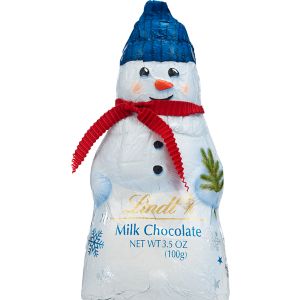 Lindt Snowman Milk Chocolate, 3.5 OZ