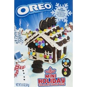 Oreo Mini Holiday Chocolate Cookie House Kit