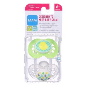 Mam Orthodontic Pacifier 6+ Months, 2 Ct , CVS