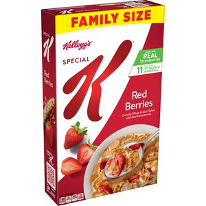 Kellogg's Special K Cereal Red Berries, Family Size, 16.9 OZ