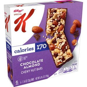 Special K Chocolate Almond Chewy Nut Bars, 6 Ct - 1.16 Oz , CVS