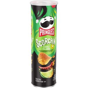 Pringles Extra Hot Chili & Lime Potato Crisps, 5.5 OZ