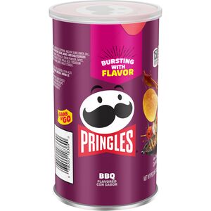 Pringles BBQ Potato Crisps Grab N' Go, 2.3 Oz - 2.5 Oz , CVS