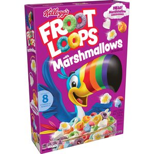 Froot Loops Breakfast Cereal with Marshmallows, 10.5 OZ