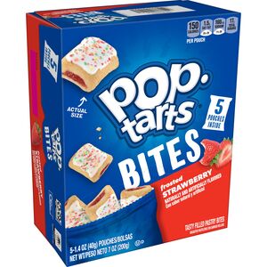 Pop-Tarts Frosted Strawberry Baked Pastry Bites, 5 Pack - 1.4 Oz , CVS