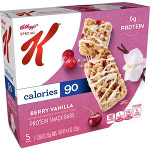 Special K Protein Snack Bars, Berry Vanilla, 5 Ct, 4.4 Oz - 0.88 Oz , CVS