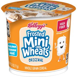 Kellogg's Frosted Mini-Wheats Breakfast Cereal, Original, Single Serve, 2.5 OZ