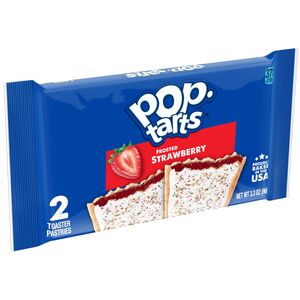 Pop-Tarts Frosted Strawberry Toaster Pastries, 2 Ct - 3.3 Oz , CVS
