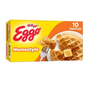 Eggo Homestyle Frozen Waffles, 10 Ct - 1.23 Oz , CVS