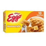 Eggo Homestyle Frozen Waffles, 10 CT, thumbnail image 1 of 9