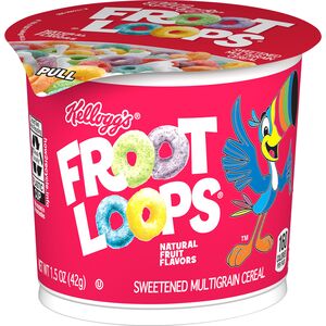Froot Loops Breakfast Cereal Cup, 1.5 OZ