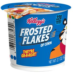 Frosted Flakes Breakfast Cereal Cup, 2.1 OZ