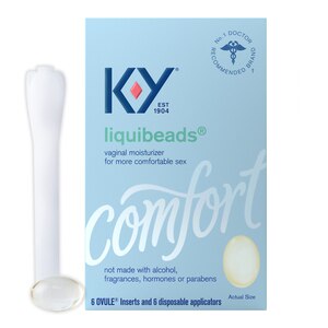 K-Y Liquibeads - Hidratante vaginal, 6 u.