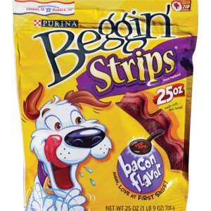 Purina Beggin' Strips - Golosina para perros, sabor Bacon