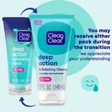 Clean & Clear Oil-Free Deep Action Exfoliating Facial Scrub, 5 OZ, thumbnail image 5 of 12