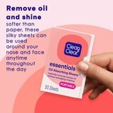 Clean & Clear Oil Absorbing Facial Sheets, 50CT, thumbnail image 3 of 16