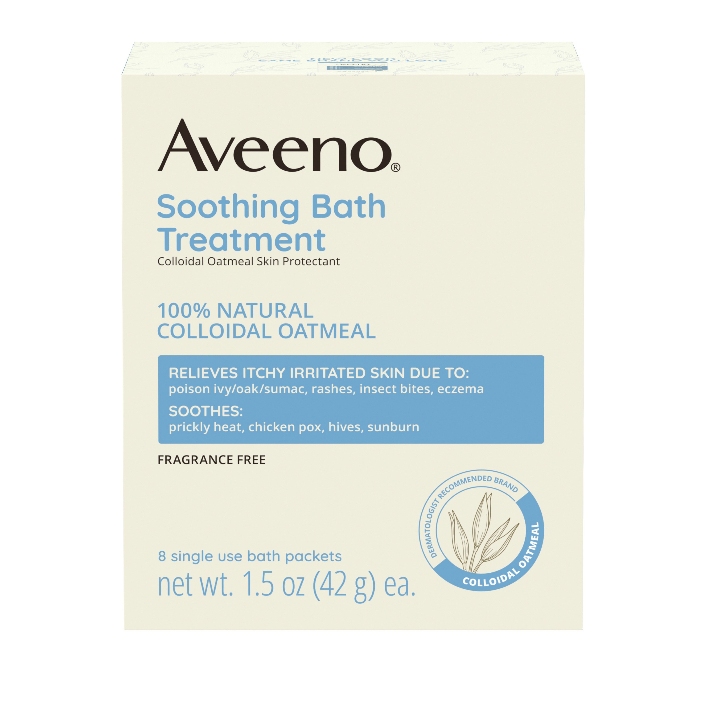 Aveeno - Tratamiento de baño relajante, 8 u.