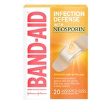 Band-Aid Brand Bandages with Neosporin Antibiotic, Assorted, thumbnail image 1 of 9