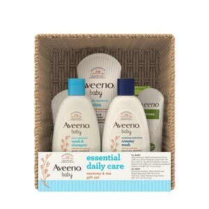  Aveeno Baby Essential Baby & Mommy Skincare Gift Set, 7 items 