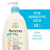 Aveeno Baby Daily Moisture Lotion with Natural Colloidal Oatmeal, thumbnail image 1 of 13