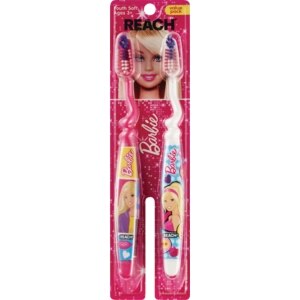 Reach Youth Soft Barbie Toothbrush Value Pack