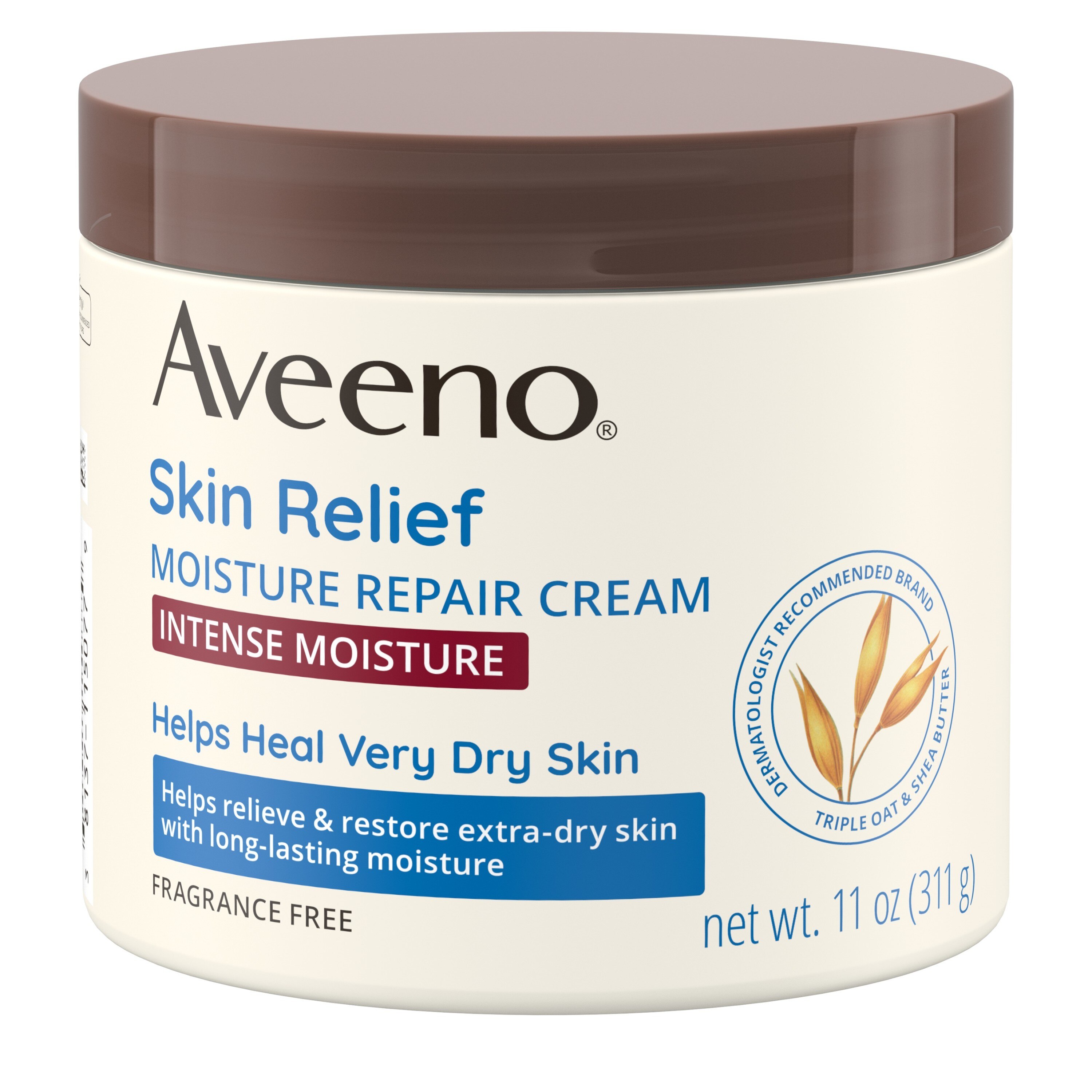 Aveeno - Crema reparadora hidratante para aliviar la piel, 11 oz