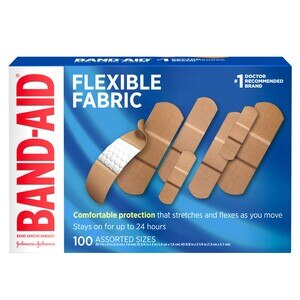 Band-Aid Brand Flexible Fabric Adhesive Bandages, Assorted Sizes, 100 Ct , CVS