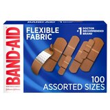 Band-Aid Brand Flexible Fabric Adhesive Bandages, Assorted Sizes, thumbnail image 5 of 9
