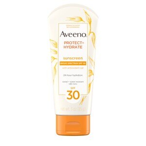 Aveeno Protect + Hydrate Face-Moisturizing Sunscreen Lotion, 3 OZ