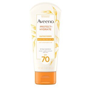Aveeno Protect + Hydrate Lotion Sunscreen With SPF 70, 3 OZ