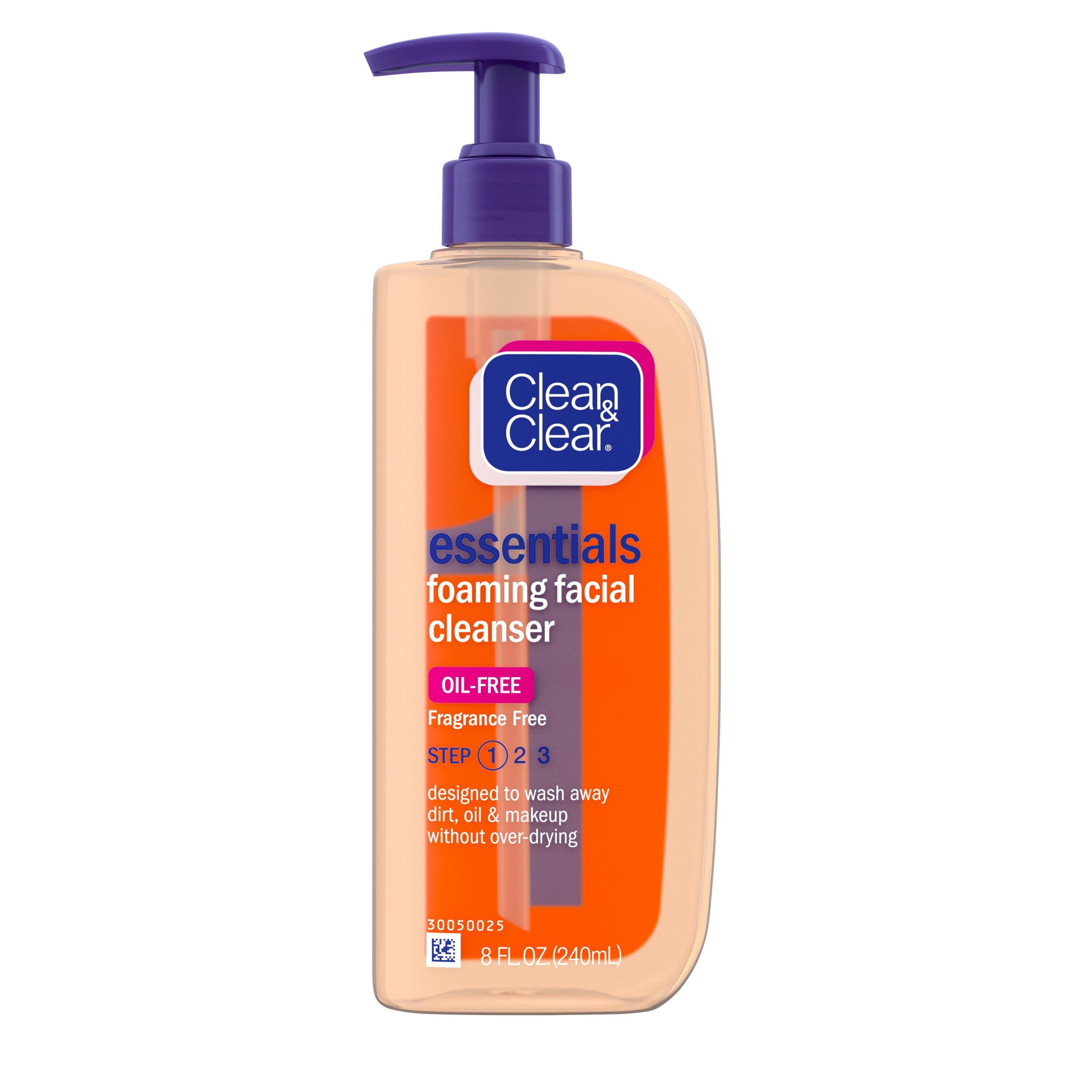 Clean & Clear Essentials - Limpiador facial en espuma, 8 oz