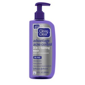 Clean & Clear Advantage Acne Control 3-in-1 Foaming Wash, 8 Oz , CVS