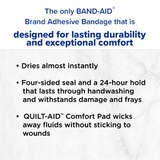 Band-Aid Brand Skin Flex Adhesive Bandages, Assorted Sizes, thumbnail image 3 of 9