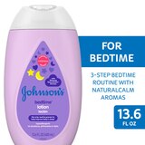 Johnson's Moisturizing Bedtime Baby Lotion, Paraben-Free, 13.6 fl. oz, thumbnail image 1 of 12