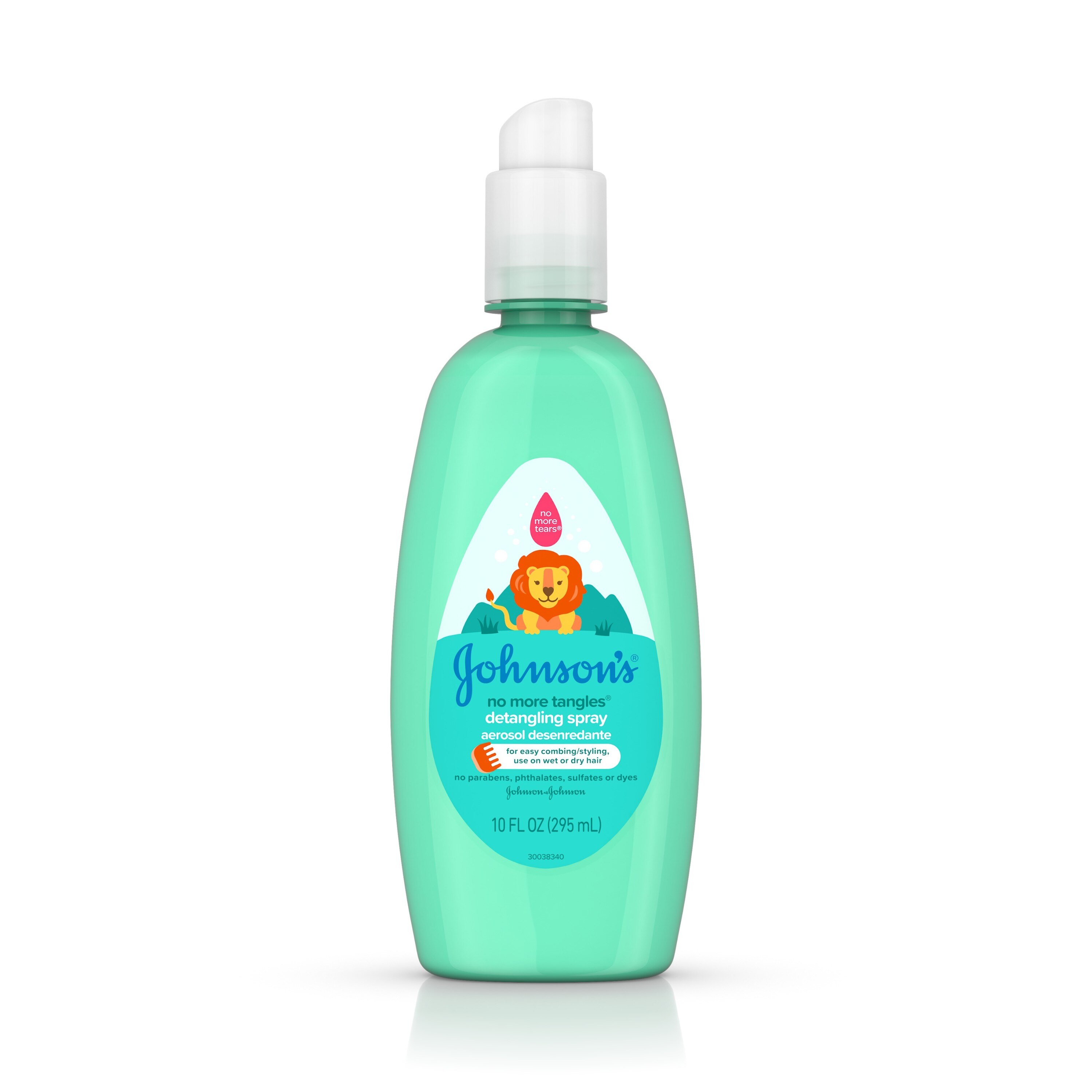 Johnson's No More Tangles Hair Detangling Spray, Tear Free, 10 fl. oz