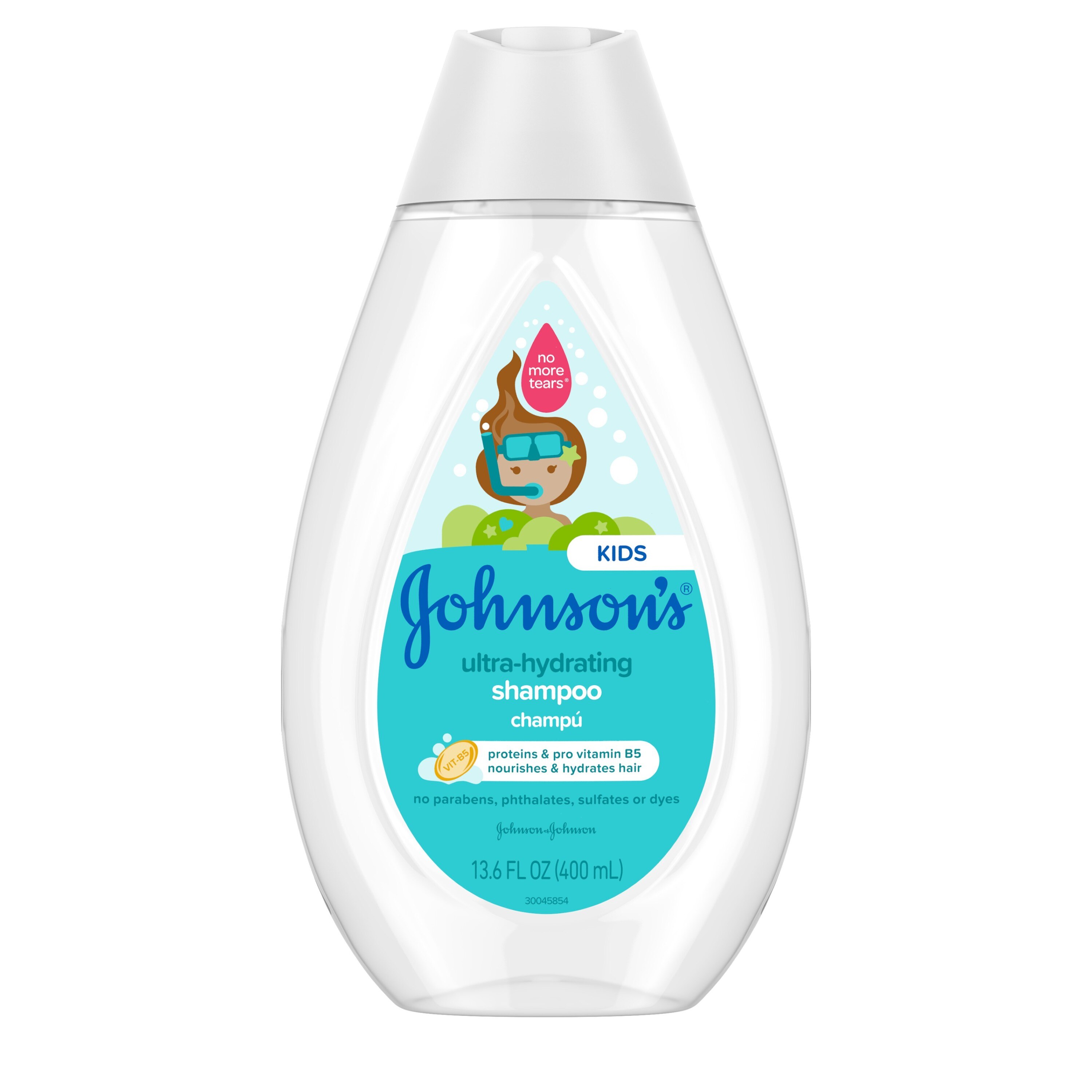 Johnson's Ultra-Hydrating Kids' Shampoo with Pro-Vitamin B5, 13.6 fl. oz