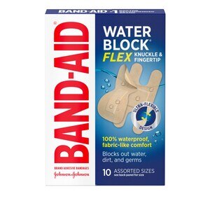 Band-Aid Brand Water Block Flex Finger Bandages, Assorted, 10 Ct , CVS