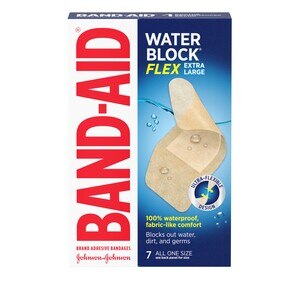 Band-Aid Brand Water Block Flex Adhesive Bandages, Extra Large, 7 CT